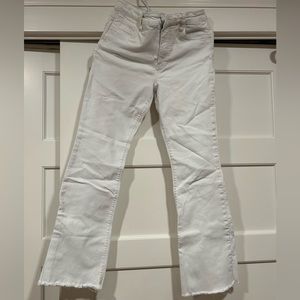 kut white flare jeans